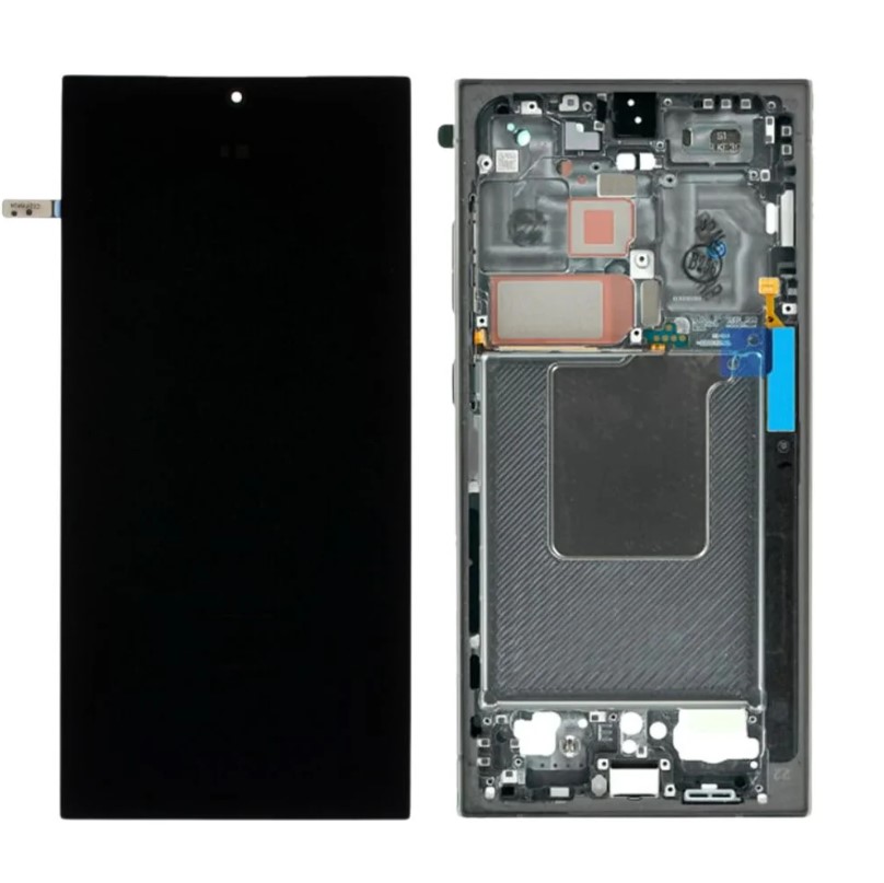 samsung-s24-ultra-complete-lcd-with-frame.jpg Samsung SM-S928B LCD/Screen Replacement (S24U) - Price Includes Installation - Image 1